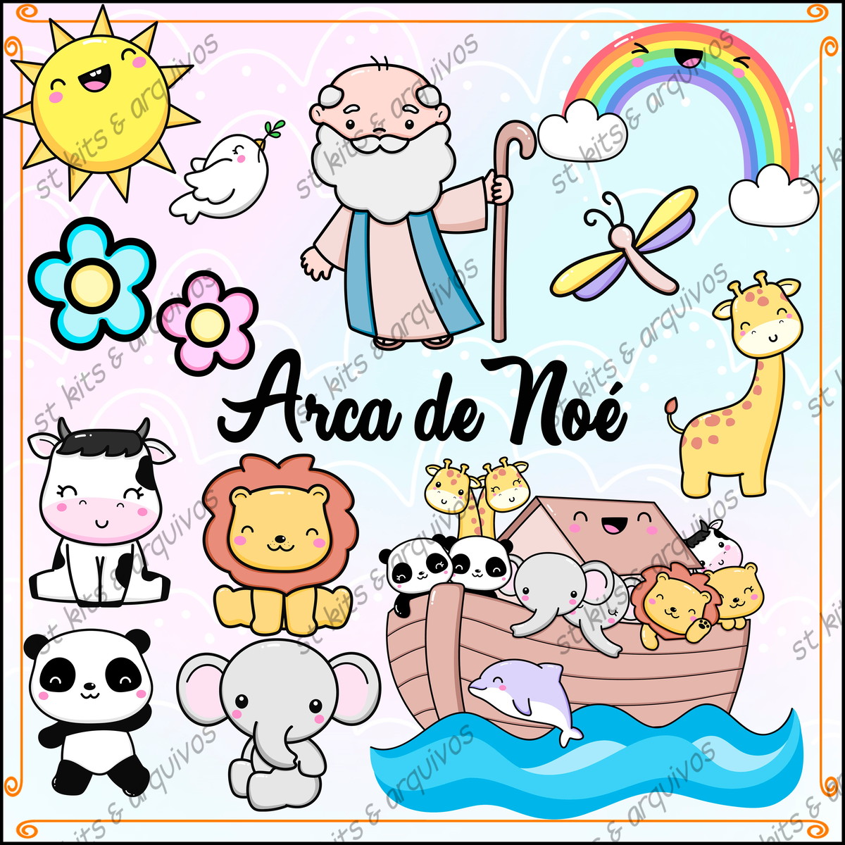 Kit Digital Arca de Noé