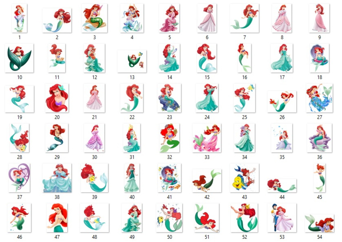 Kit Digital Ariel - Pequena Sereia - Imagem 2