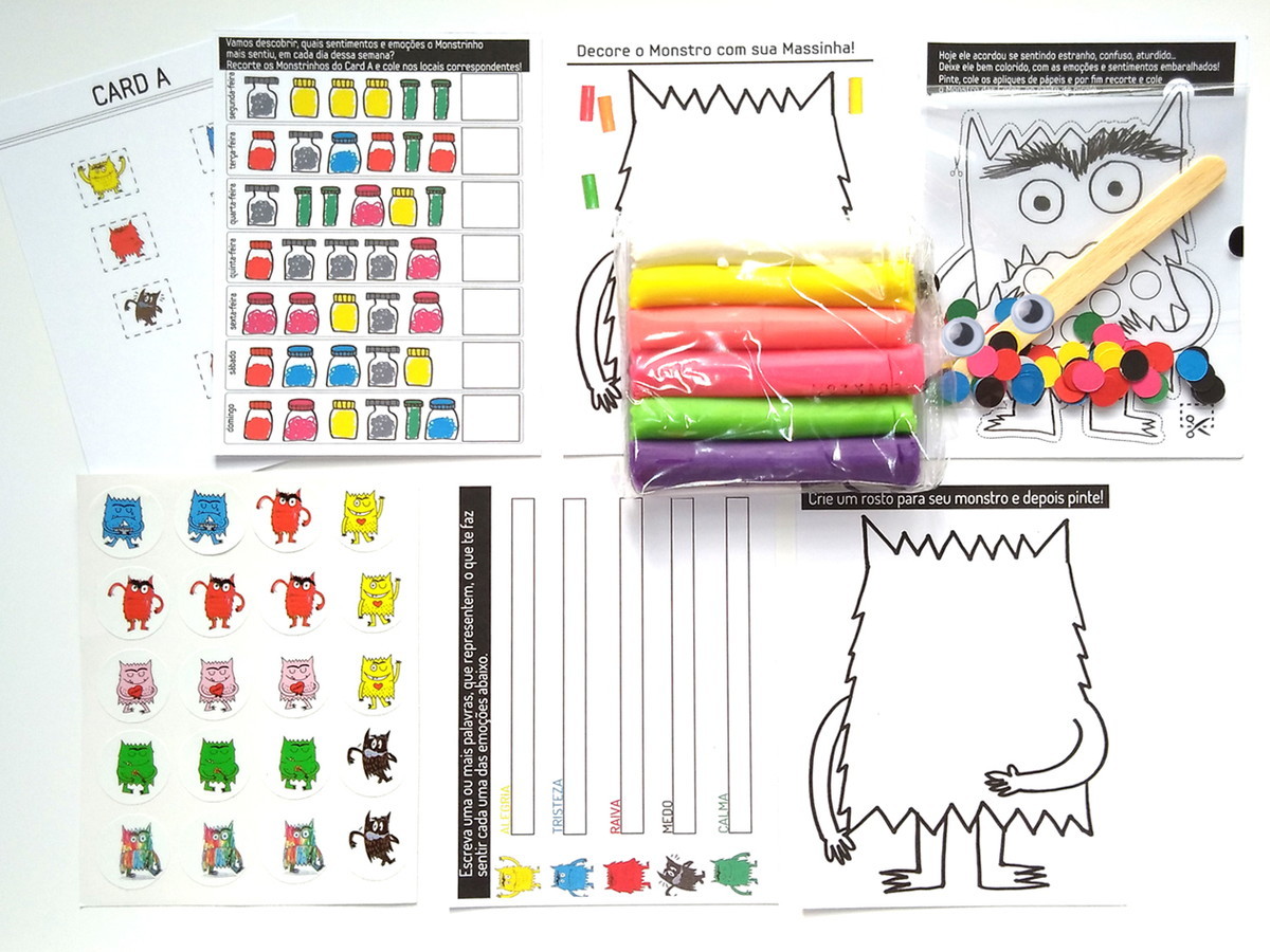 Kit Digital o Monstro das Cores - Imagem 4