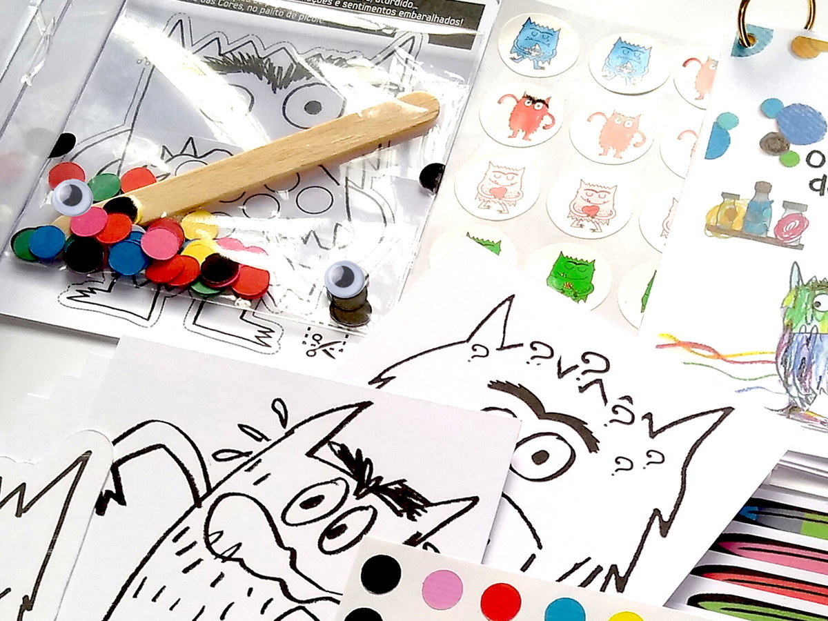 Kit Digital o Monstro das Cores - Imagem 2