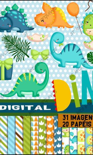 Kit Digital Baby Dino