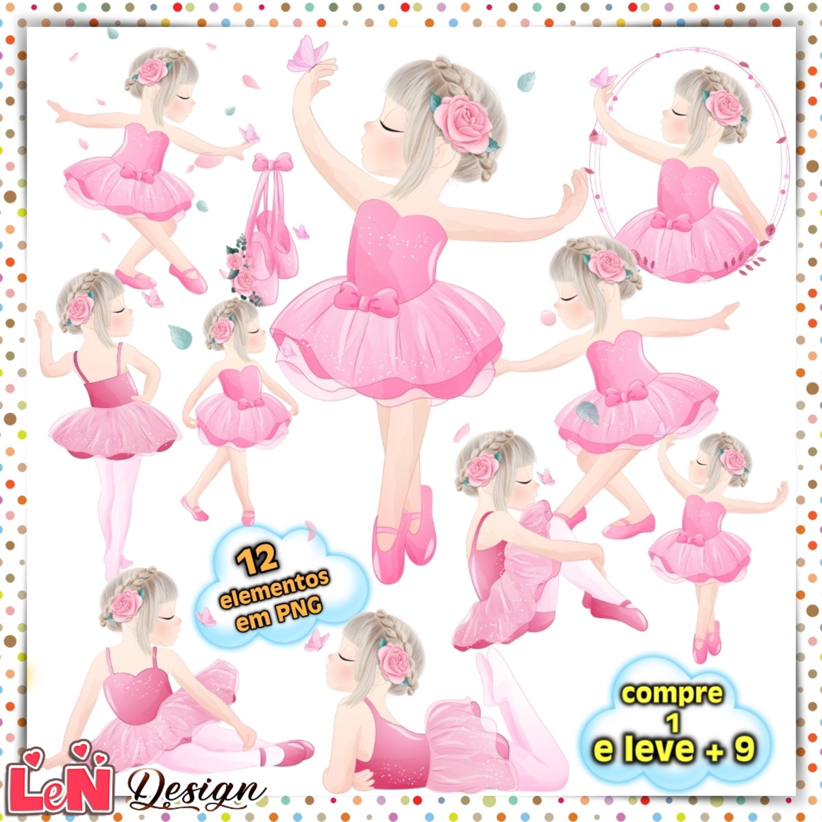 Kit Digital Bailarina #7