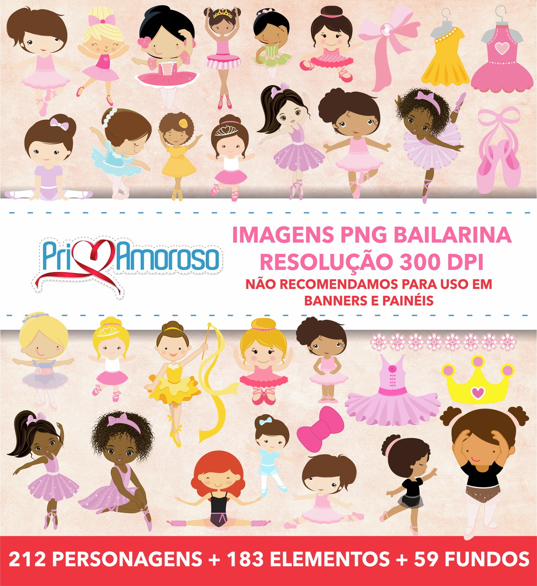 Kit Digital Bailarina