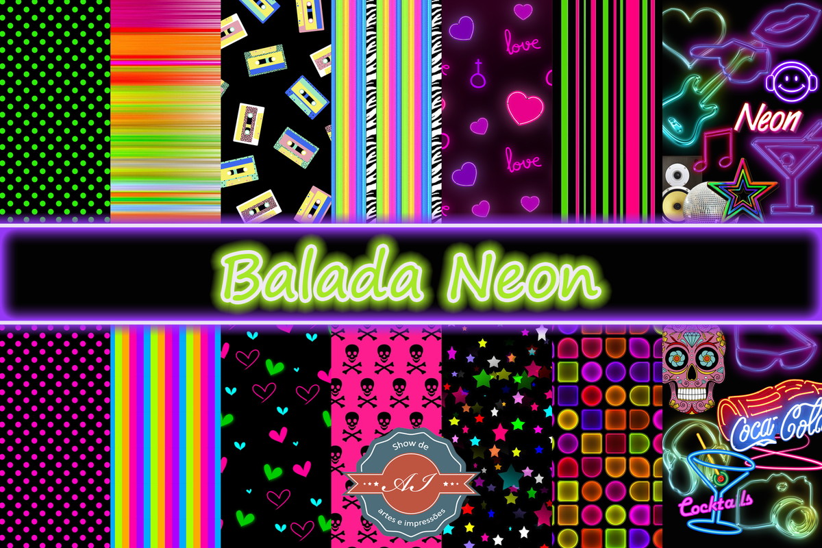 Kit Digital Balada Neon