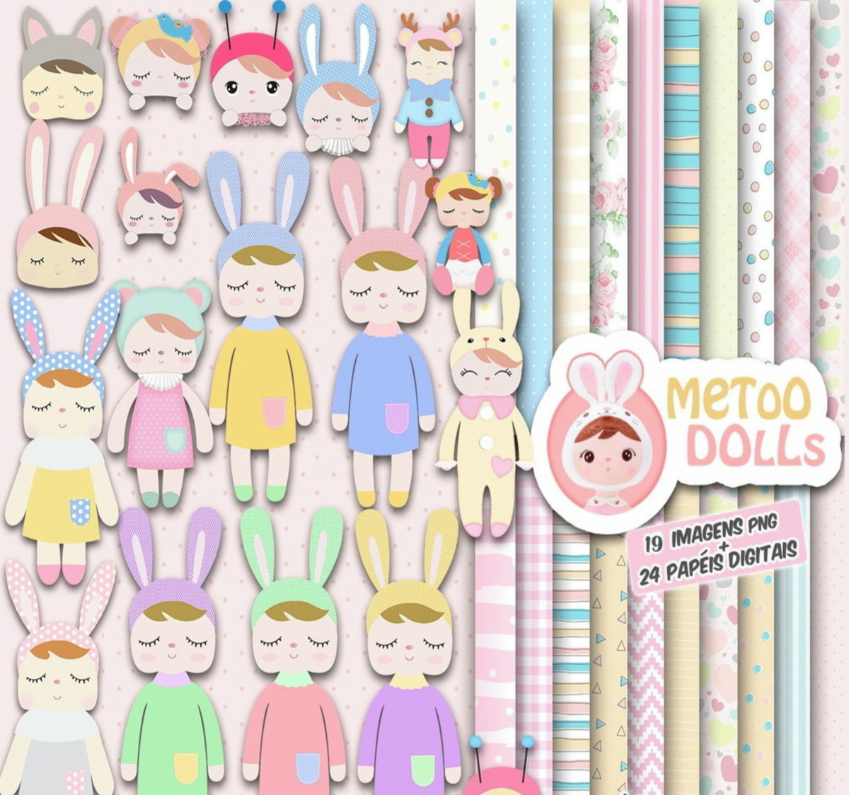 Kit Digital Boneca Metoo Doll