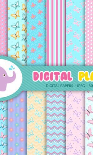 Kit Digital - Borboletas 1