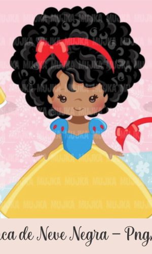 Kit digital Branca de Neve negra
