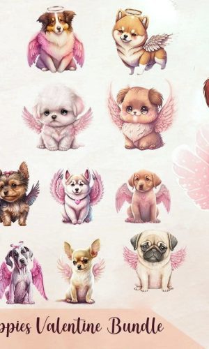 Kit Digital - Cachorros + Pack Cachorros Cupidos