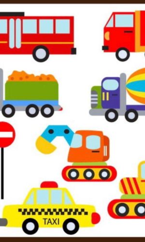 kit Digital Carro Carrinhos PNG- Scrapbook