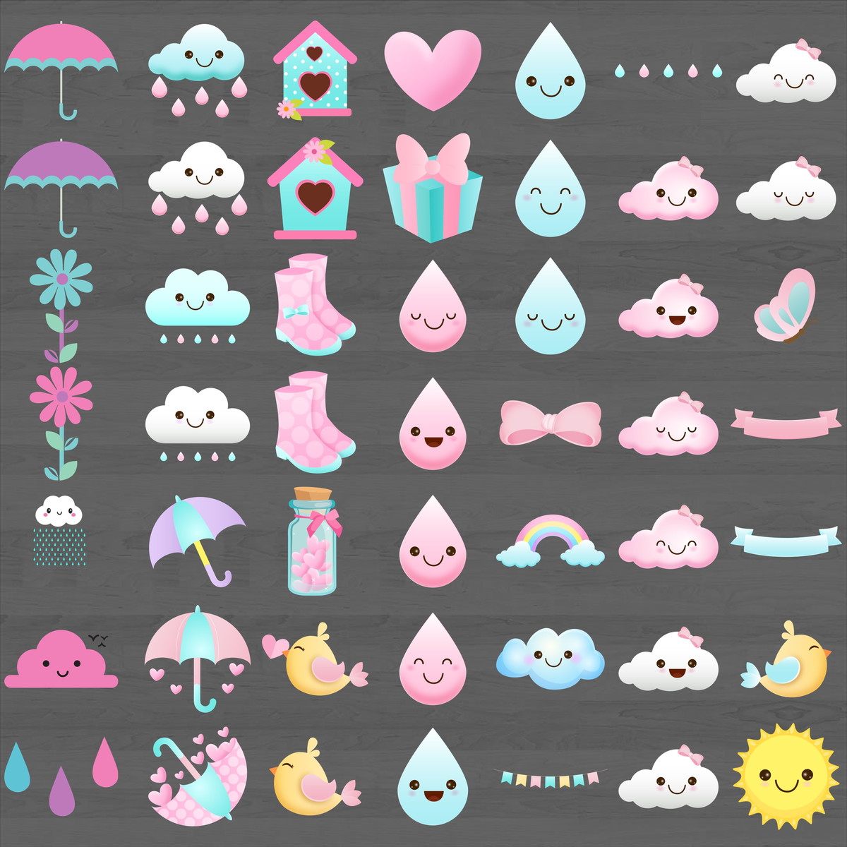 Kit Digital Chuva de Amor - Imagem 3