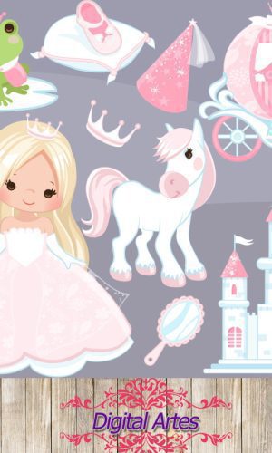 Kit Digital Cliparts Princesas