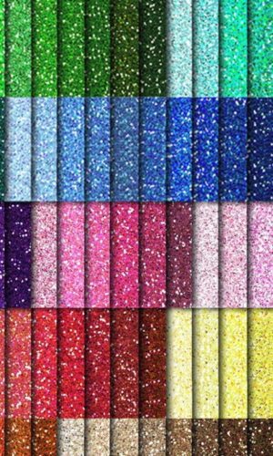 Kit Digital 100 Papéis Glitter Luxo Scrapbook