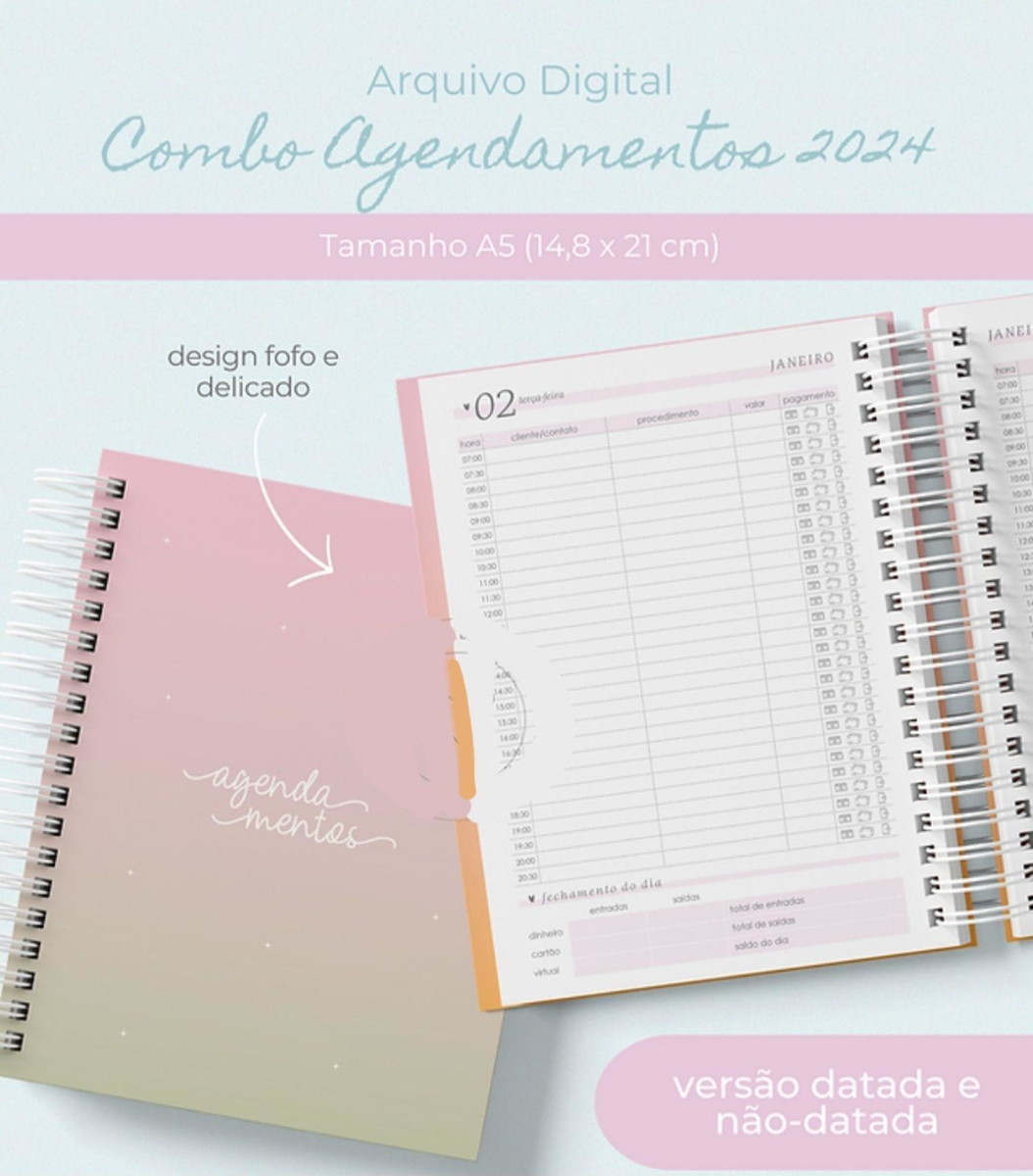 Kit Digital Combo Agendamentos 2024