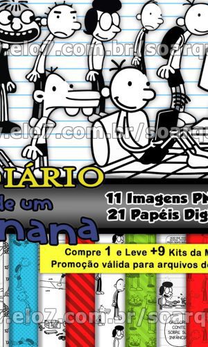 Kit Digital Diário de Um Banana