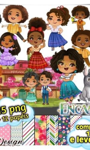 Kit Digital Encanto Aquarela
