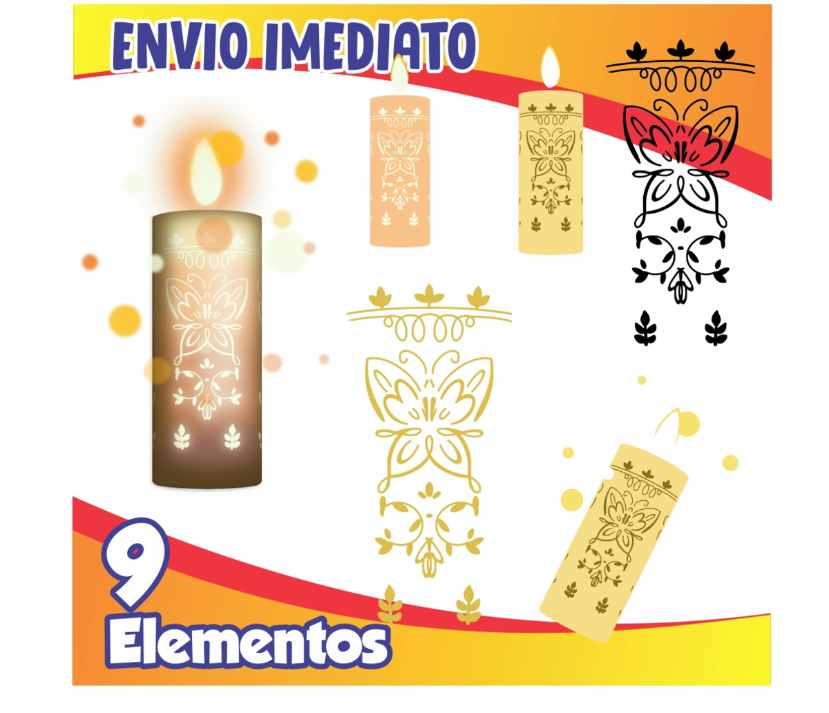 KIT DIGITAL ENCANTO VELA