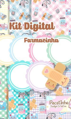 Kit Digital Farmacinha Patch Craft