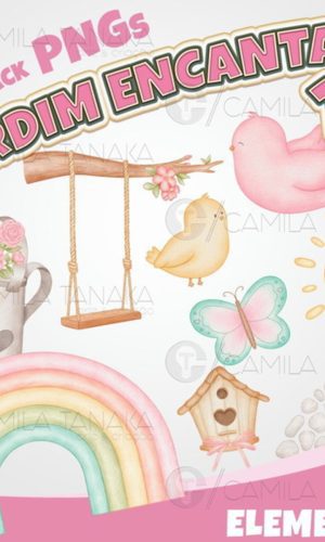 Kit Digital Jardim Encantado 12 (pague 1 Leve 3)
