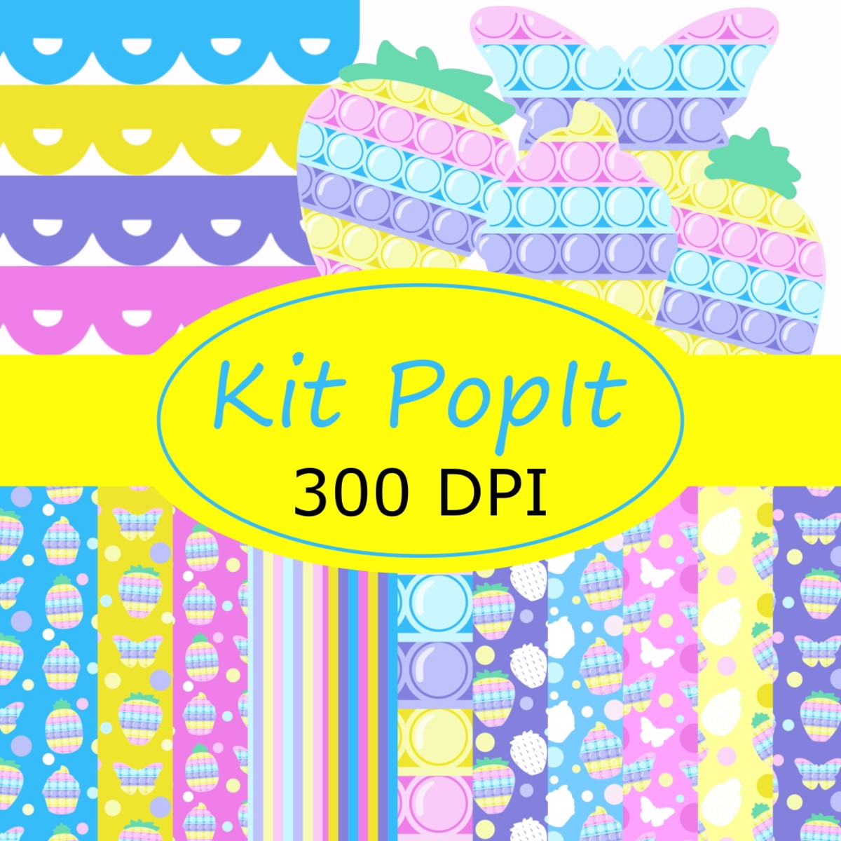 Kit digital Fidget toys Pop It - Imagem 5
