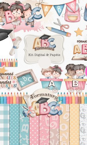 Kit Digital Formatura Abc #3498