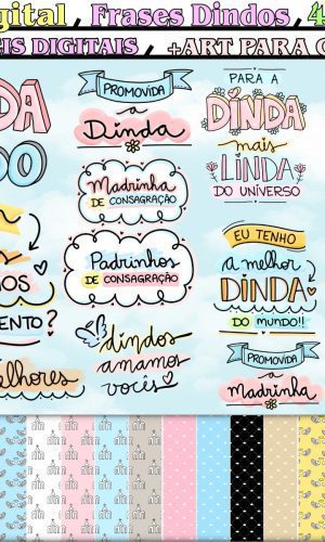 Kit Digital Frases Dindos
