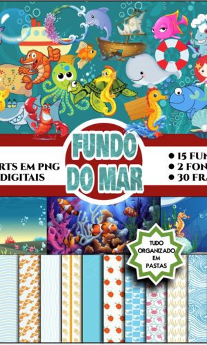 Kit Digital FUNDO DO MAR