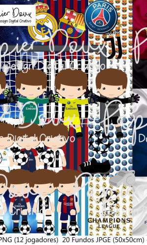 Kit Digital Futebol Pack Champions League