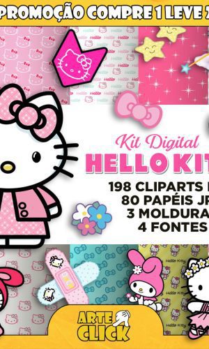 Kit Digital Hello Kitty