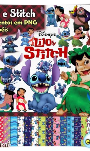 Kit Digital Lilo e Stitch