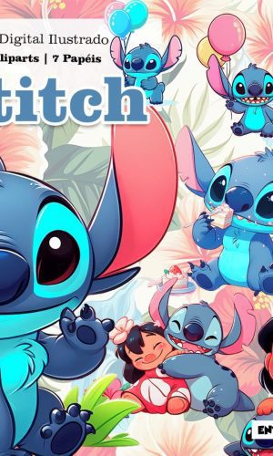 Kit Digital Lilo e Stitch