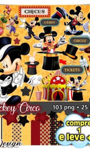 Kit Digital Mickey Circo