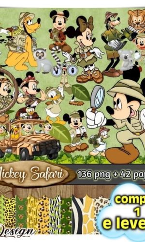 Kit Digital Mickey Safari