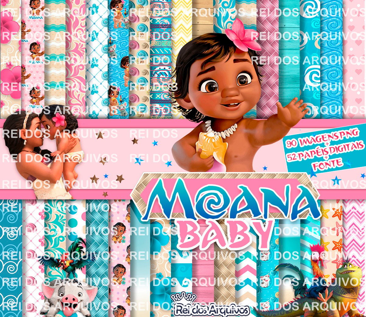 Kit digital Moana Baby
