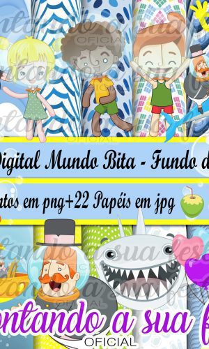 Kit Digital Mundo Bita - Fundo do Mar