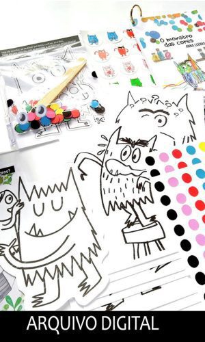 Kit Digital o Monstro das Cores