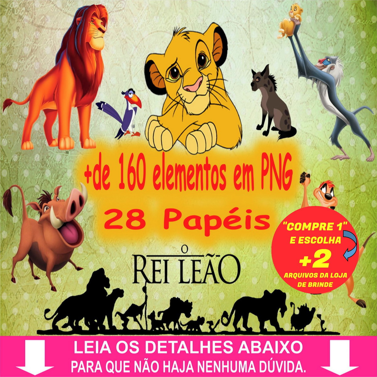Kit Digital O Rei Leão