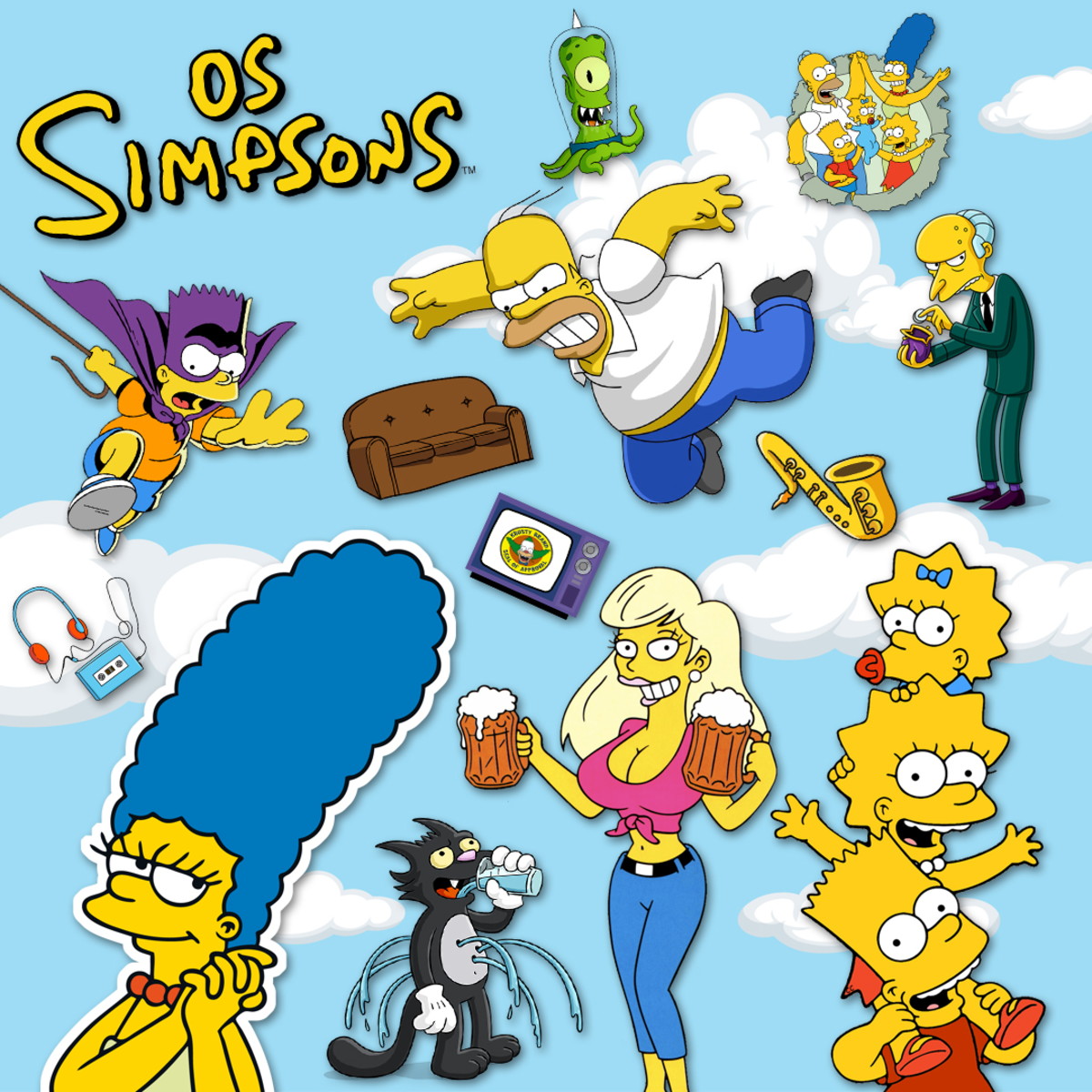 Kit Digital os Simpsons - Imagem 2