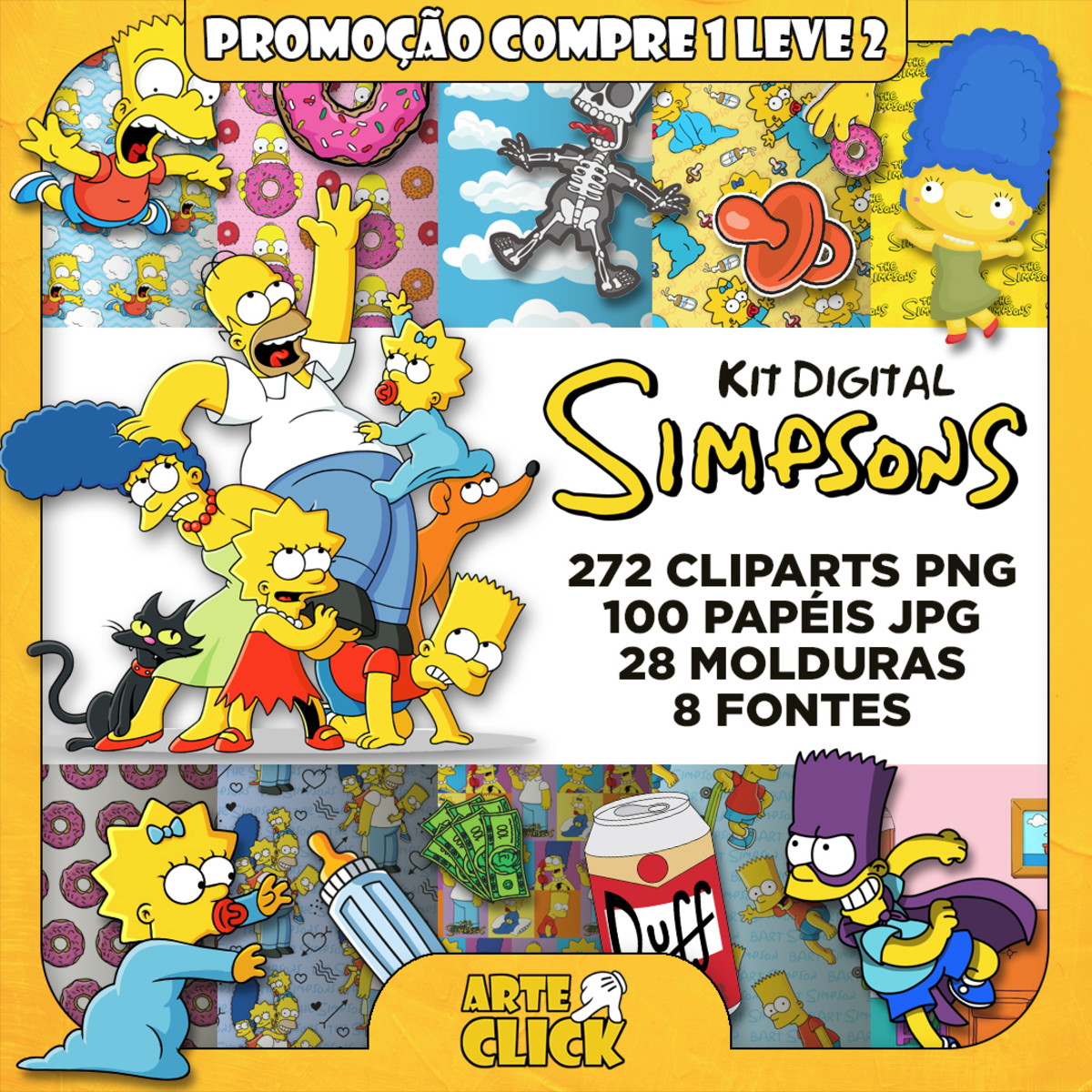 Kit Digital os Simpsons