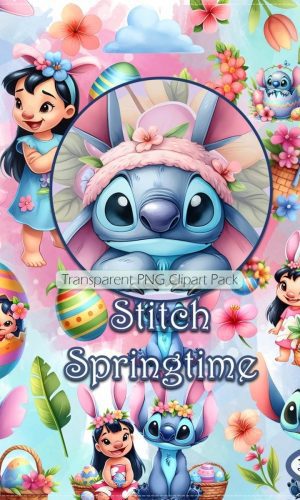 Kit Digital Páscoa Stitch