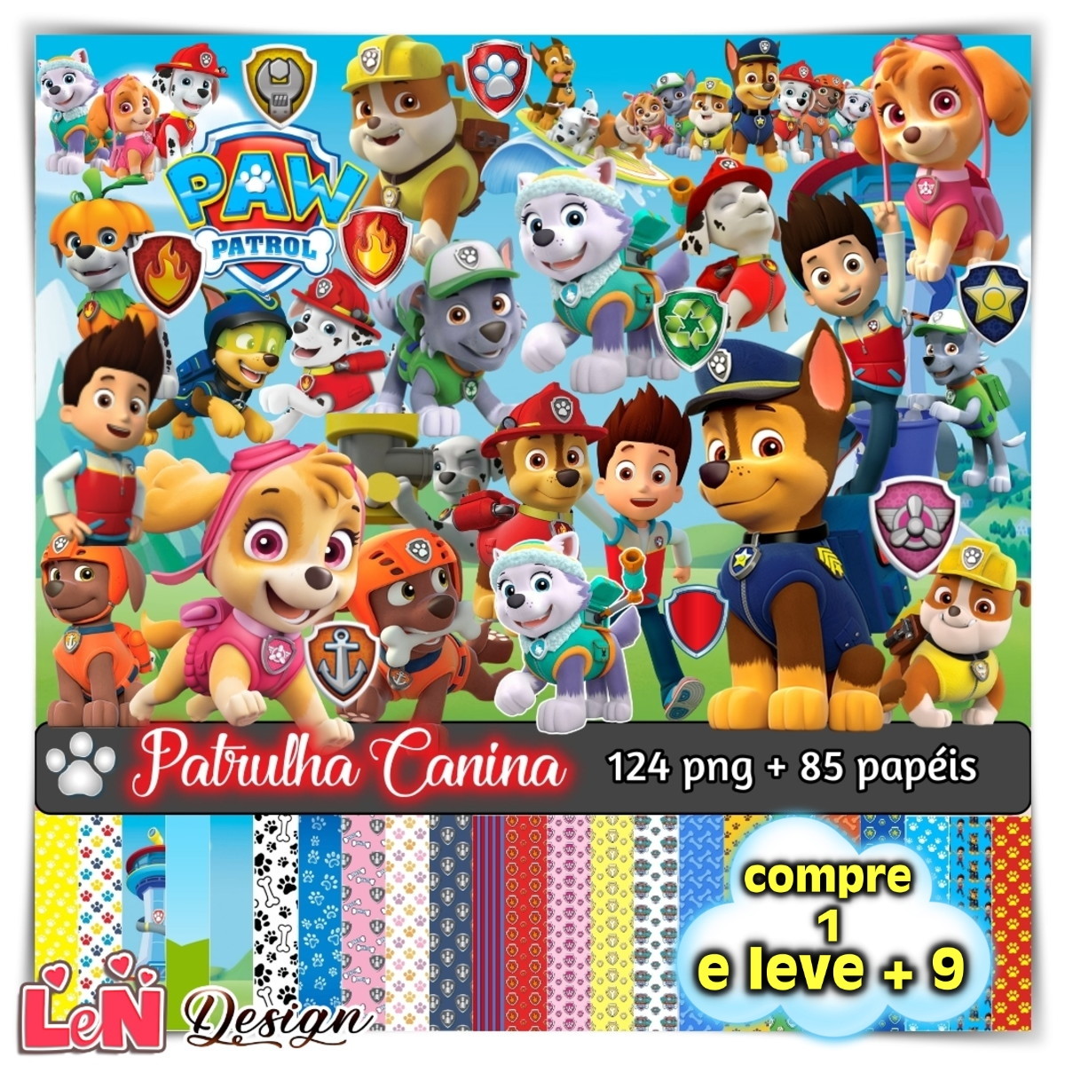 Kit Digital Patrulha Canina