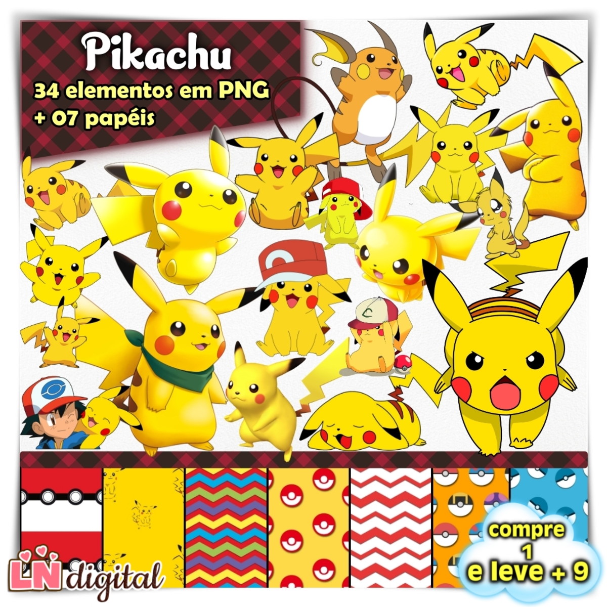 Kit Digital Pikachu