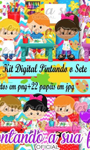 Kit Digital Pintando o Sete