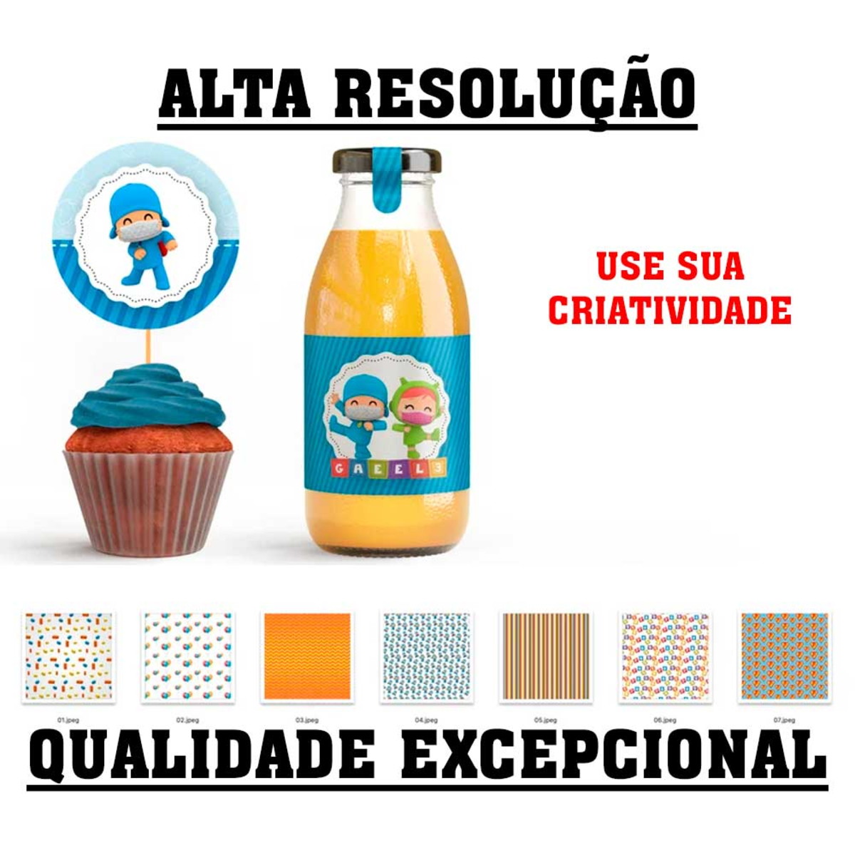 Kit Digital Pocoyo - Imagem 4