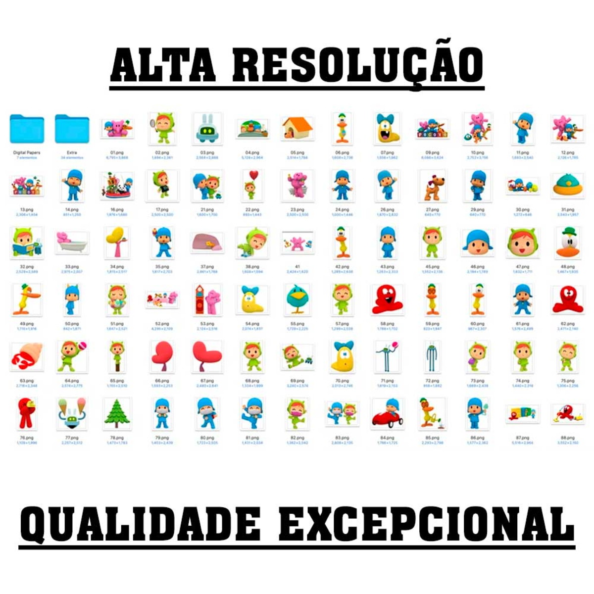 Kit Digital Pocoyo - Imagem 3