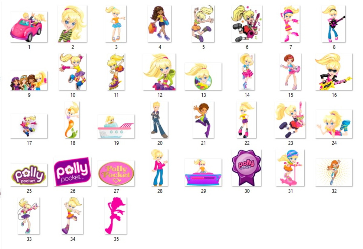 Kit Digital Polly Pocket - Imagem 2