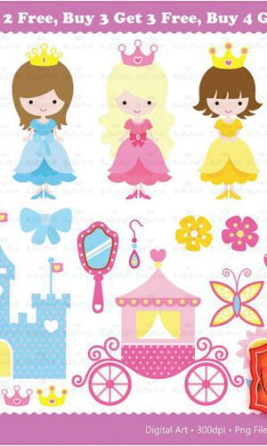 Kit digital Princesas 04