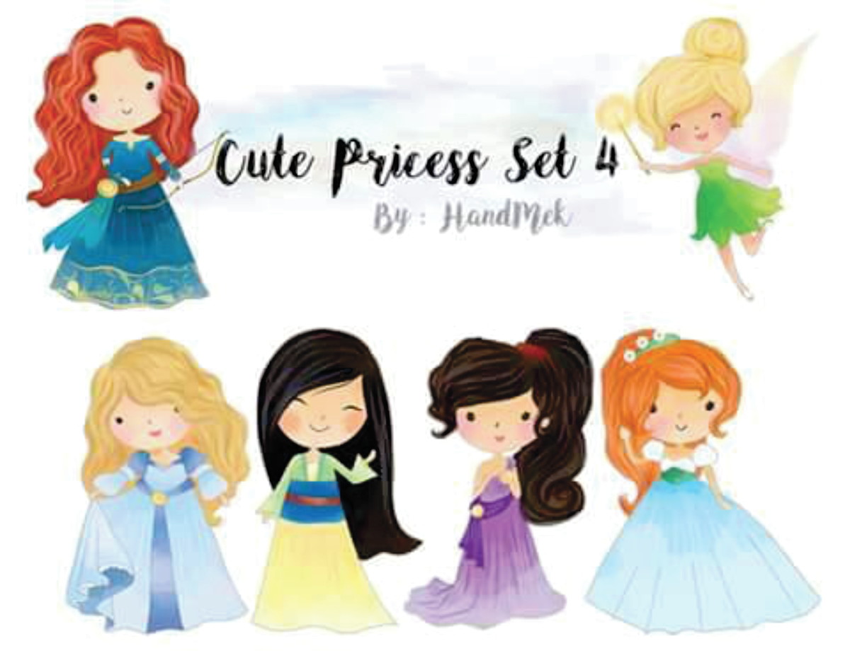 kit digital princesas aquarelado 05