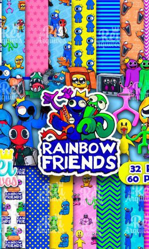 Kit Digital Rainbow Friends