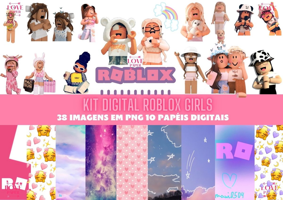 Kit Digital Roblox Girls