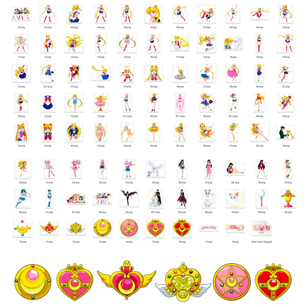Kit Digital Sailor Moon - Imagem 4